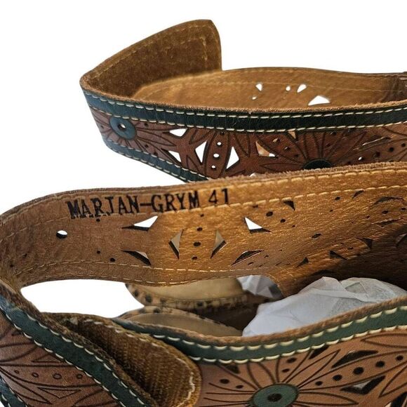 L'Artiste heeled sandals, brown leather. Size 41 (9). - Picture 2 of 8